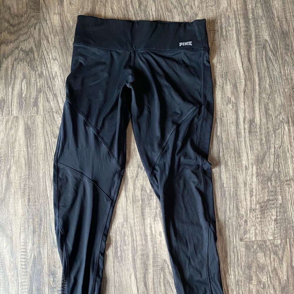 Full length leggings with mesh detail